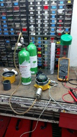 Calibracion de detectores de Fugas de Gas
